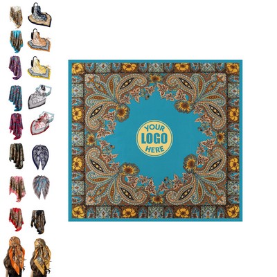 Satin Large Square Head Scarf