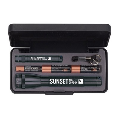 Black Genuine Maglite® Combination Flashlight Set