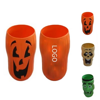 New Skull-Shaped Plastic Cup Halloween Drinkware