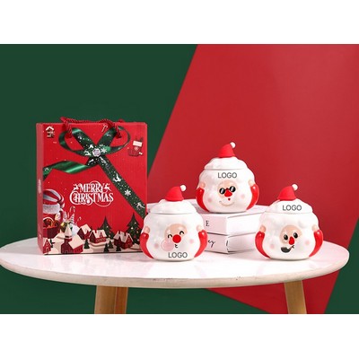 New Christmas Large-Capacity Ceramic Mug 430ml