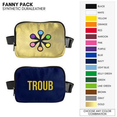 Fully Customizable Leather Fanny Pack Your Logo