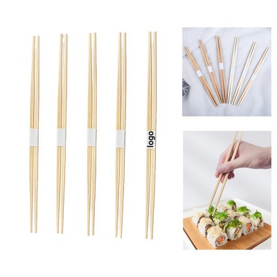 8.27-Inch Bamboo Disposable Chopsticks Double Pointed