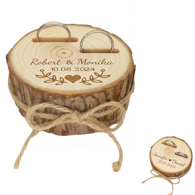Solid Wood Ring Box