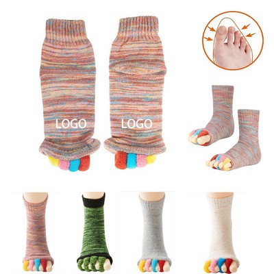 Foot Alignment Socks with Toe Separators