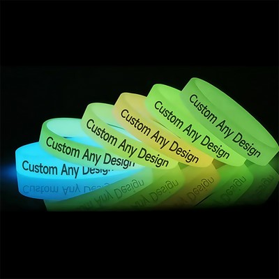 Full Color Sport Rubber Night Light Wristband for Concert Party