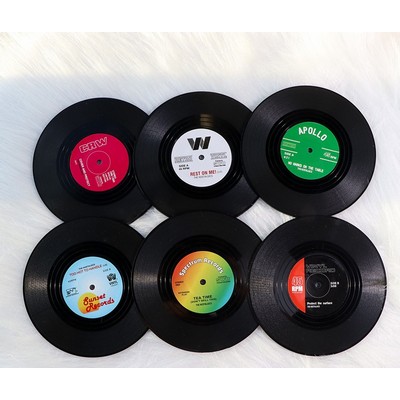 1-Sided Record Label Coasters