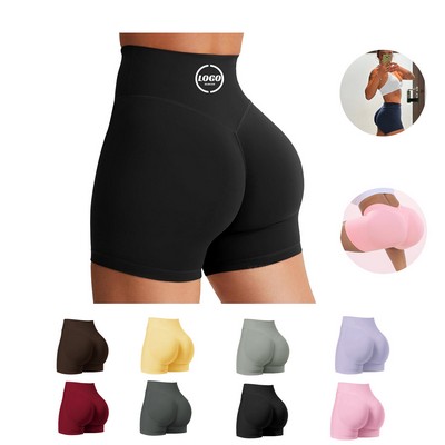 Women's Fitness High Waist Yoga Shorts