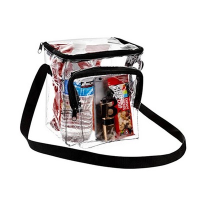 Large Capacity Clear PVC Lunch Shoulder Bag