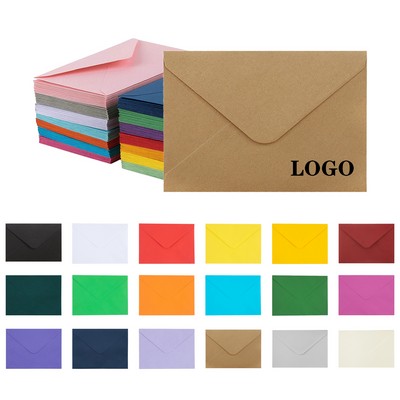 Colorful Double Sided Adhesive Kraft Paper Envelopes