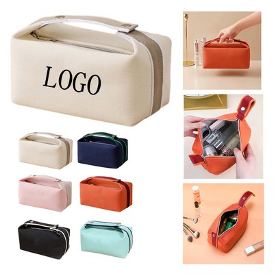 Waterproof Canvas Travel Cosmetic Bag