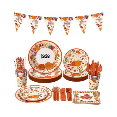Thanksgiving Party Tableware Set
