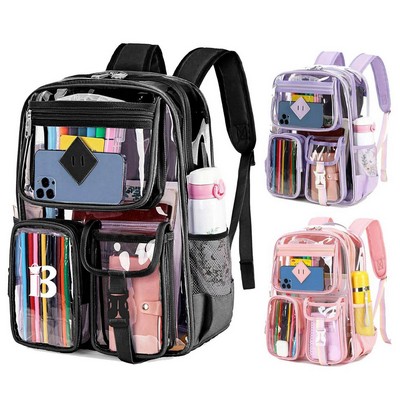 Large Capacity PVC Clear Backpack