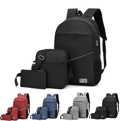 Mens Travel Backpack Set