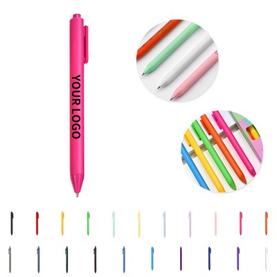 Retractable Ballpoint Pen With Strong Clip