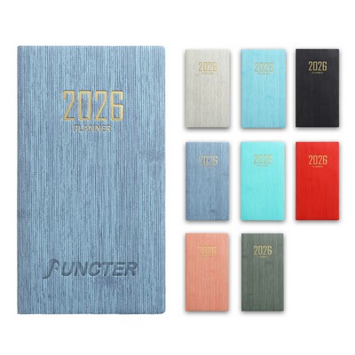 A6 PU 2026 Weekly & Monthly Planner Daily Schedule Pocket Notebook