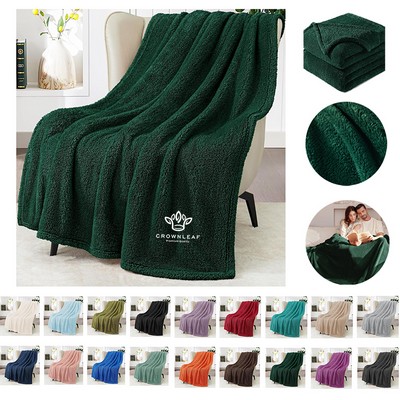 Soft Fleece Throw Blanket for Couch Velvet Plush Fleece Blankets