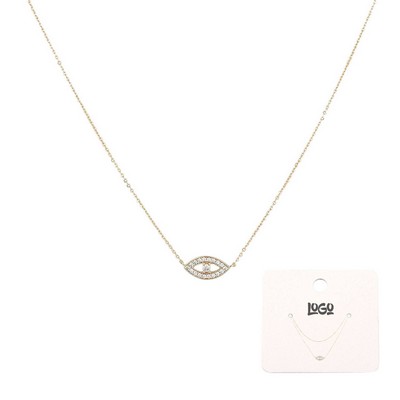 18K Gold Plated Evil Eye Necklace