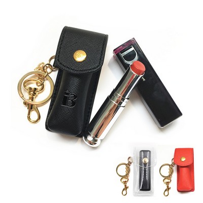 Elegant Lipstick Case with Chain