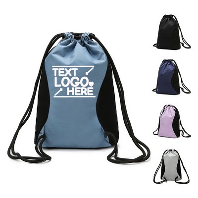 Hash Drawstring Cinch Bag Backpack