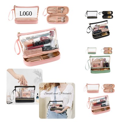 Double Layer PVC Cosmetic Bag