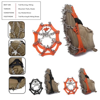 Footwear Traction for Winter Trail Hiking