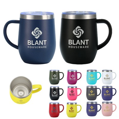 12oz Handle Eggshell Cup