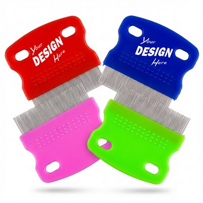 Stainless Steel Fine-Tooth Flea / Nit Comb for Pet Grooming