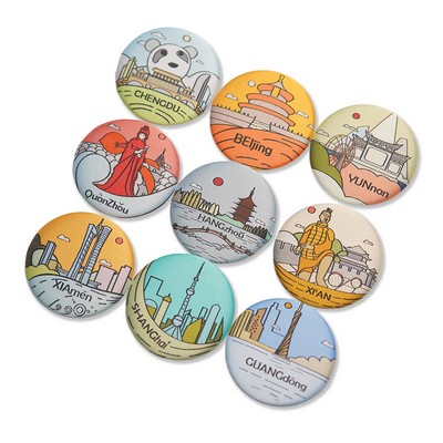 Woven Tinplate Lapel Badge