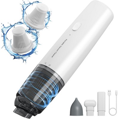 Handheld Vacuum Cordless, Car Vacuum Cleaner Portable with HEPA Filter,Rechargeable Vacuum For Car