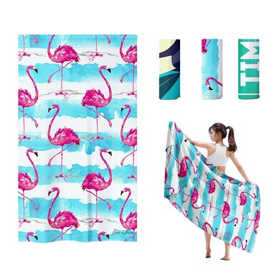 26"x55"Digital Printed Microfiber Beach Towel