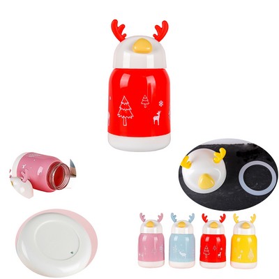 13OZ Reindeer Double Wall Water Bottle