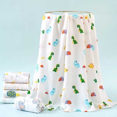 Vibrant Premium Cotton Muslin Swaddle for Newborns