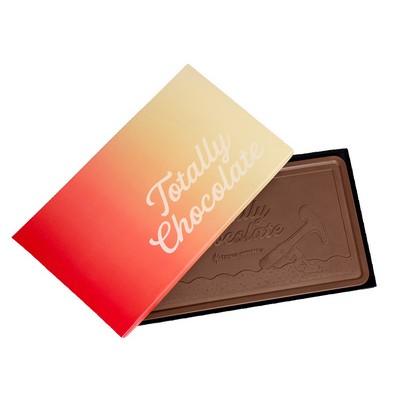 Giant 2lb. Engraved Chocolate Bar with Classic Custom Packaging