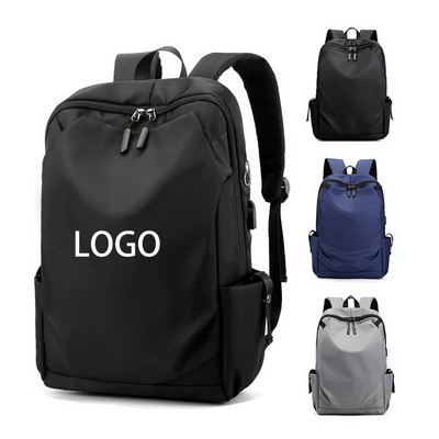 15.6" Travel Laptop Backpack w/USB Charging Port