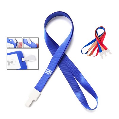 0.6" Polyester Lanyard with ABS Buckle