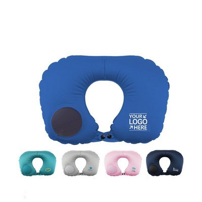 Self-Inflating U-Shaped Neck Pillow