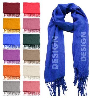 Winter Shawl Scarf for Women with Faux Cashmere Feel