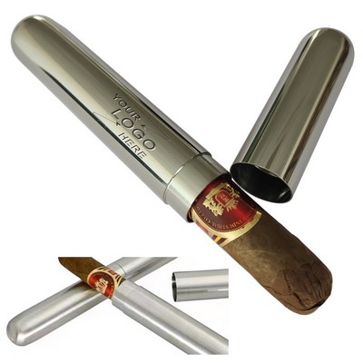 Stainless Steel Cigar Tube Airtight Travel Case