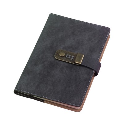 Vintage Password Lock Notebook