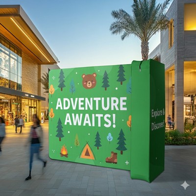 3D L shaped Backdrops (Graphic only)