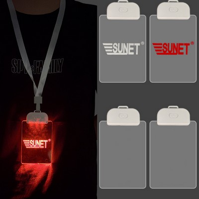 Illuminated Acrylic LED Luminous Tags