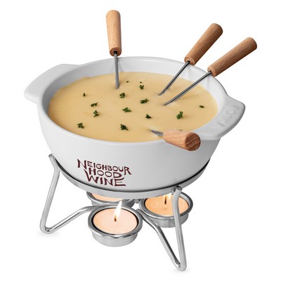 Boska Cheese Fondue Set Party - White