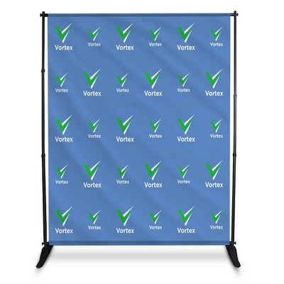 9' x 8' Step and Repeat Vinyl Backdrop (Single Sided)