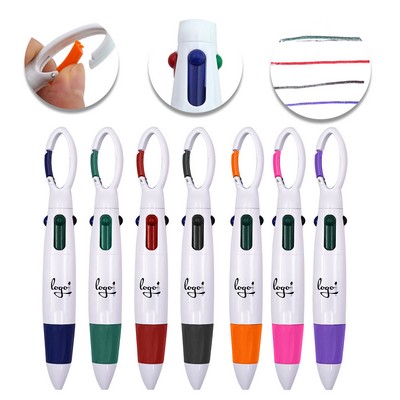 Multicolor Ballpoint Pen with Four Ink Options