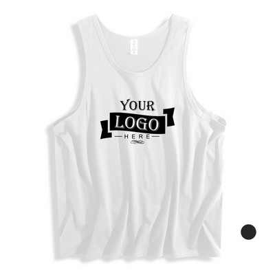 6.3oz 100% Cotton Men's Workout & Daily Tank Top