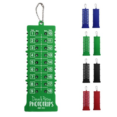 Portable Plastic Stroke Putt Scorekeeper
