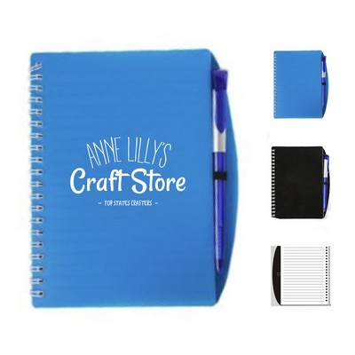 A6 Spiral Notebook with Pen