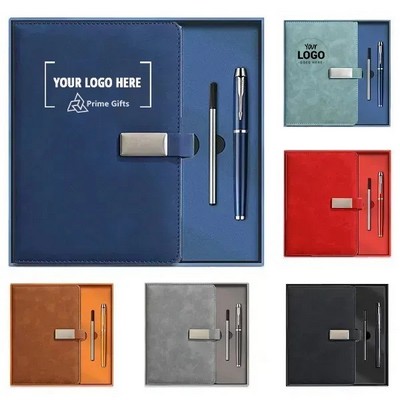 Business Notebook Gift Set With Pen