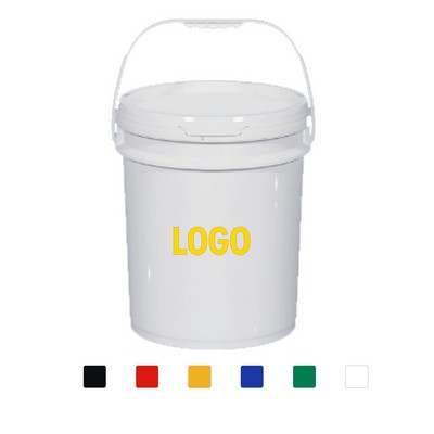 5 Gallon Plastic Storage Bucket With Lid