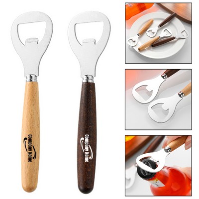 Wood Handle Bottle Opener
